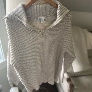 Cupcakes and Cashmere pullover quarter zip sweater